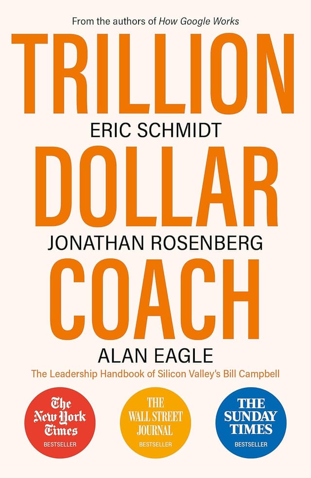 Cover of Trillion Dollar Coach: The Leadership Playbook of Silicon Valley's Bill Campbell