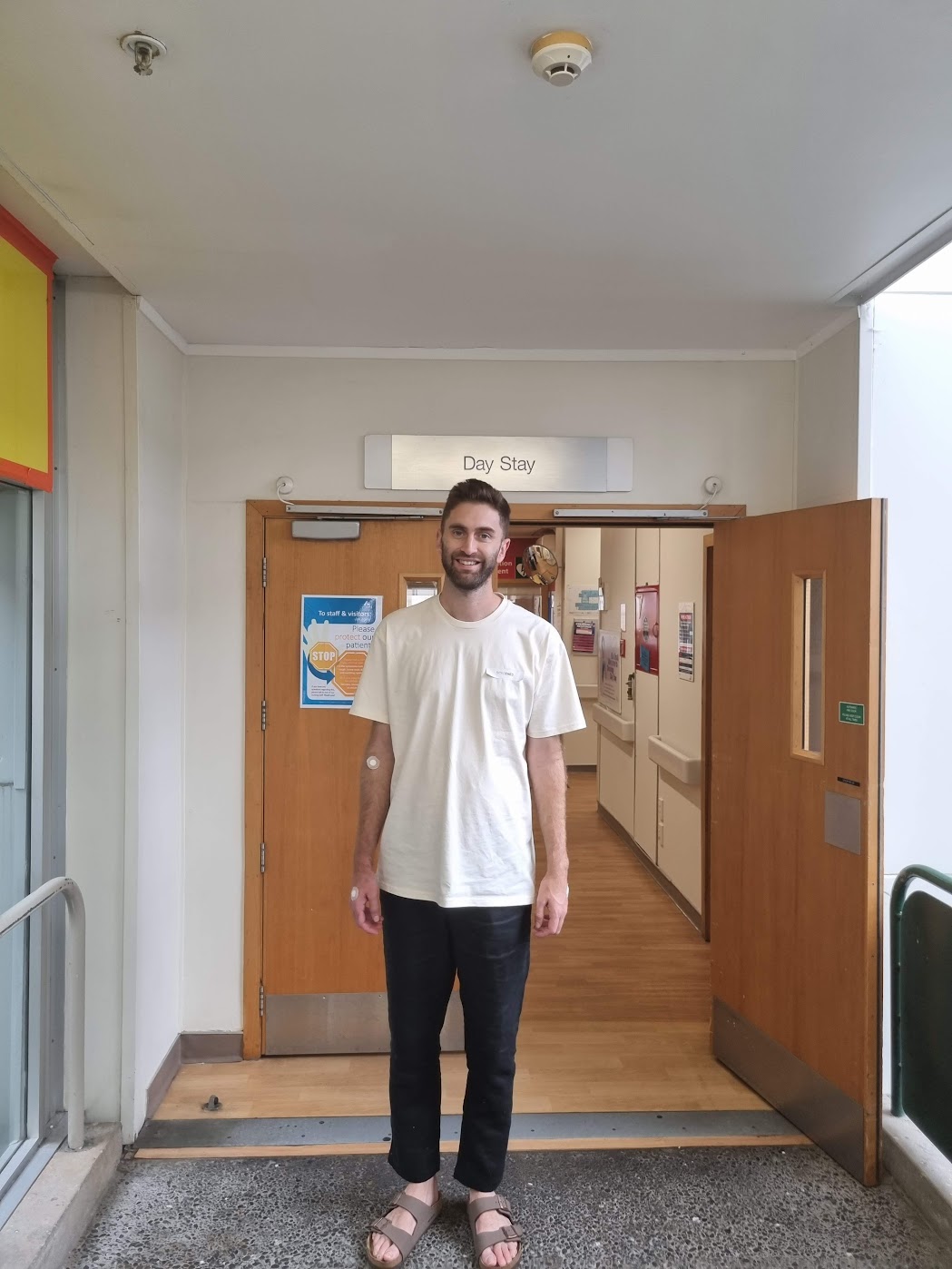 The first day of chemo